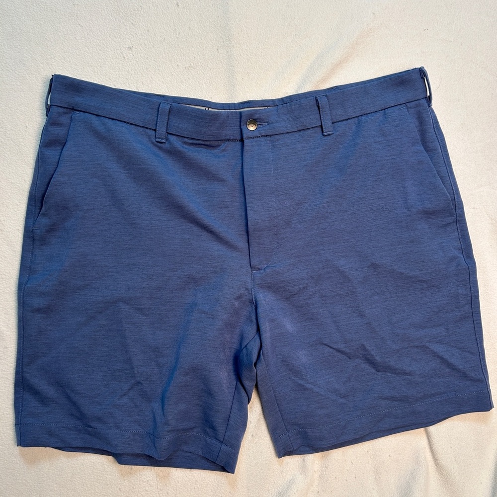 Callaway Blue Golf Shorts Mens Size 40 with 9 Inch Inseam Pockets Flat Front